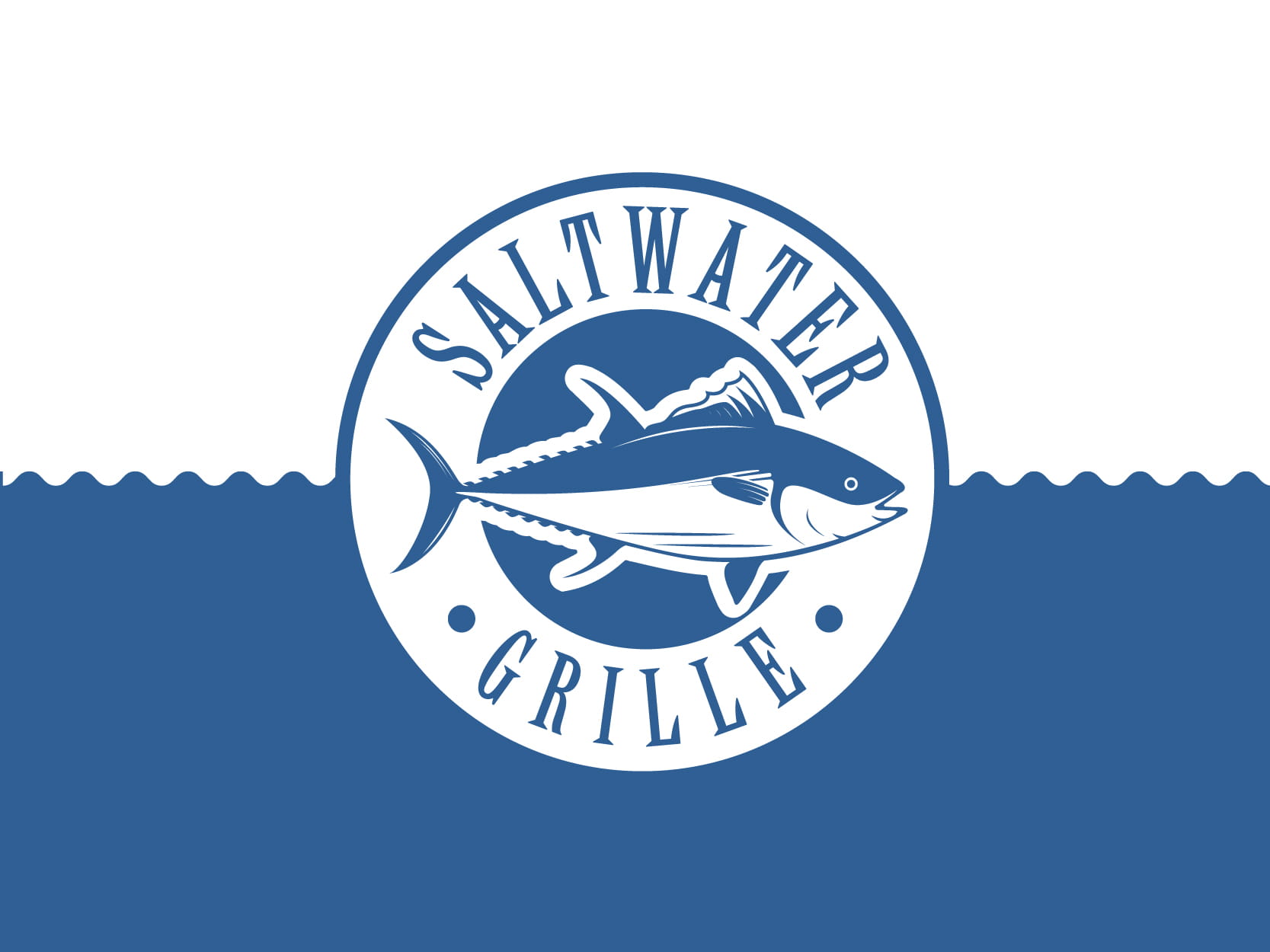 Thumbnail for my website section. This is the header for the Saltwater grille website